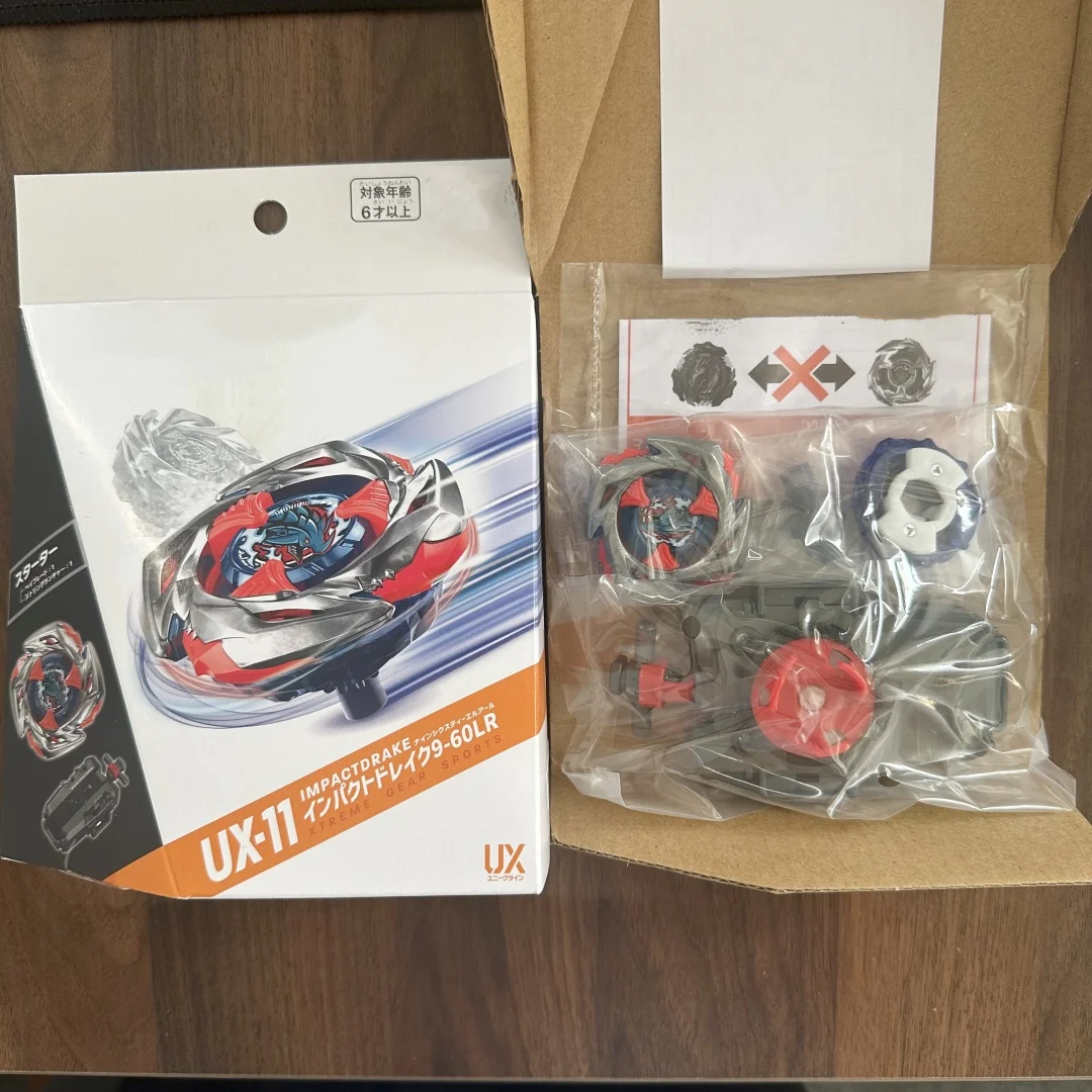 ПОДЛИННЫЙ Beyscollector TT Beys UX-11 Impact Drake 9-60LR Battle X Starter Новый с оригинальным упаковочным набором