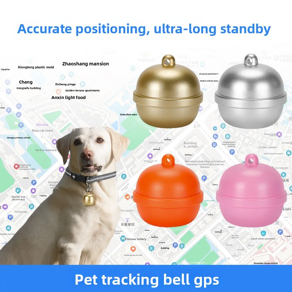 CD G15 Smart Pet Bell GPS Tracker for Dogs Cats Anti-Lost Device Luggage Locator