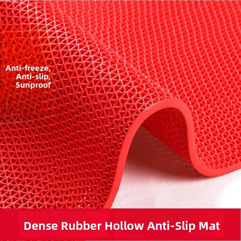 

Thiened Batoom Kitchen Anti-Slip Mat Hollow Plastic Foot Pad Door Mat Toilet Entrance lway Corridor Plastic Floor Mat