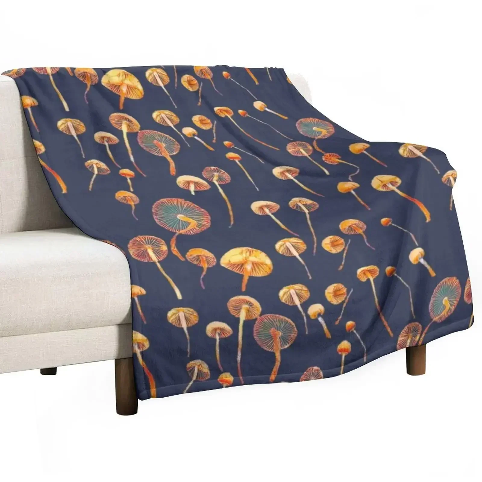 

Psathyrella (warm) Throw Blanket Multi Use Warm Blanket for Living Room Bedroom
