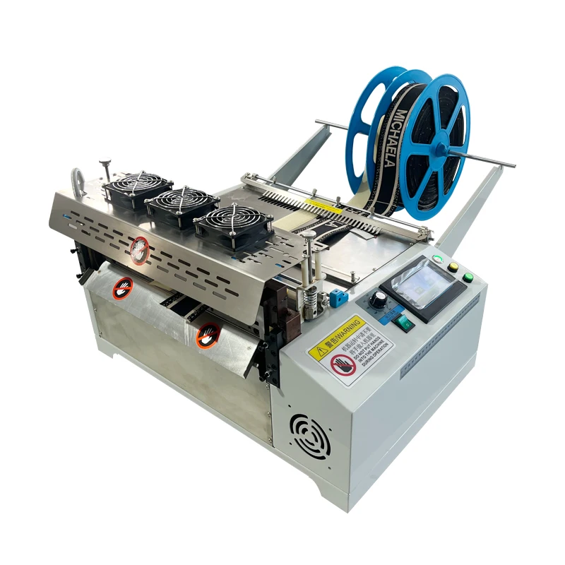220/320/420mm Width Ribbon Webbing Tape Cutting Machine
