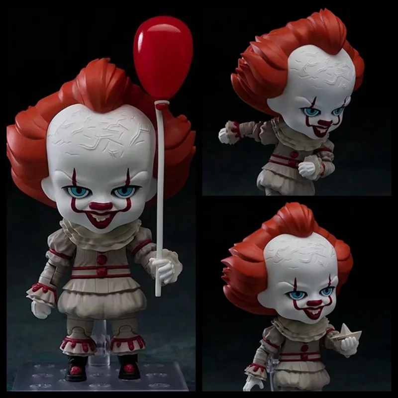 

10 см GSC Pennywise IT 1225MovableFace Сменная милая фигурка Chibi NendoroidClay, украшение куклы в штучной упаковке, экшн-фигурка, коллекционная