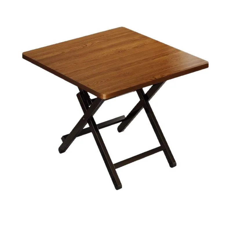 Foldable dining table household small apartment eating small table simple