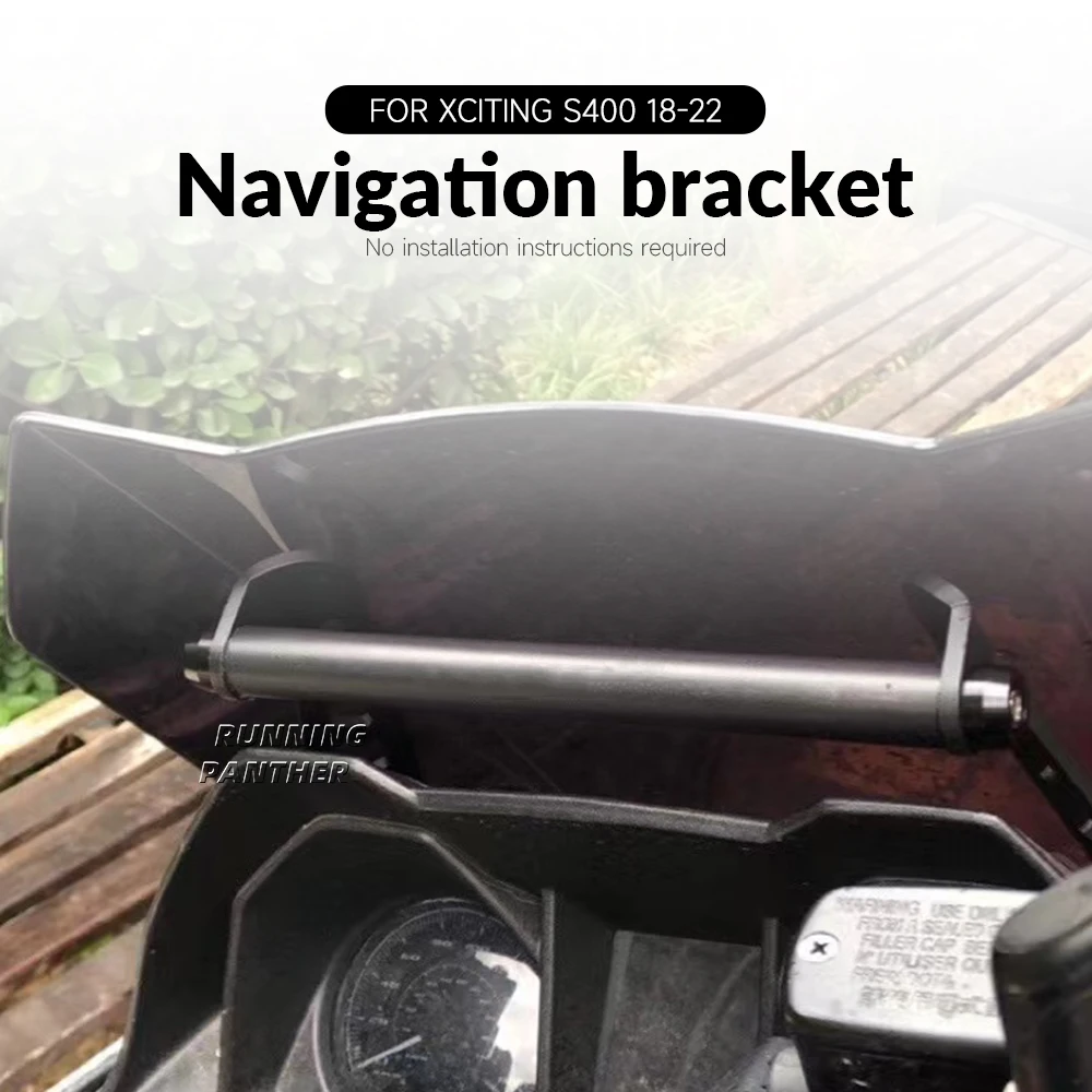 KYMCO 다운 타운 350 300i Xciting 250 400 s400 오토바이 GPS 네비게이션 플레이트, USB 충전기, 휴대폰 거치대 스탠드 브래킷