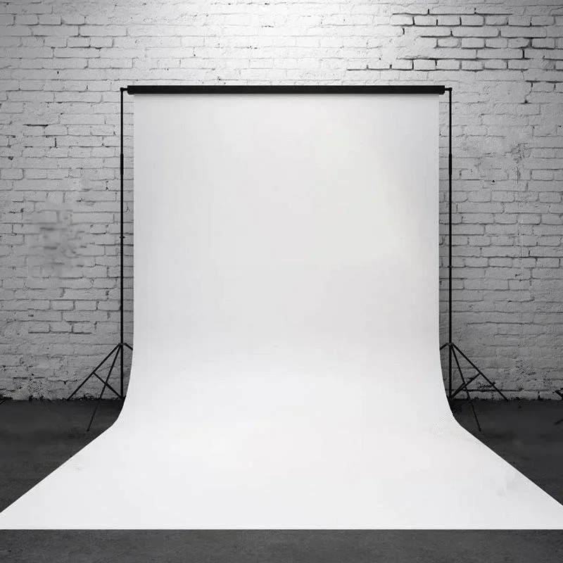Photography Background Backdrop Pure White Vinyl Background Cloth For Studio Photo Background Screen Pad Fotografia  3*5ft