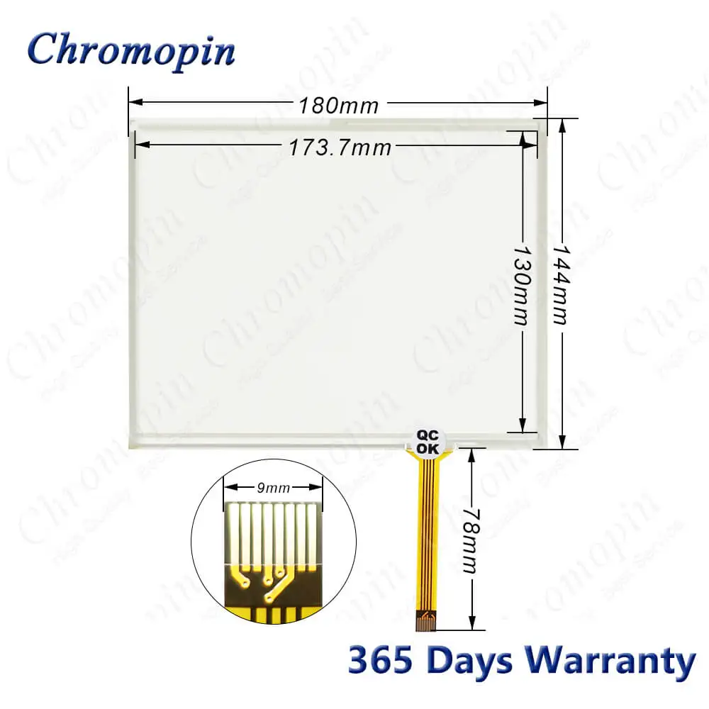 แผงกระจกทัชสกรีนดิจิไทเซอร์สำหรับ iXP50-TTA LS/DC/AC iXP50-TTA DC กระจกหน้าจอสัมผัส AC พร้อมการซ้อนทับฟิล์มติดหน้าจอโทรศัพท์