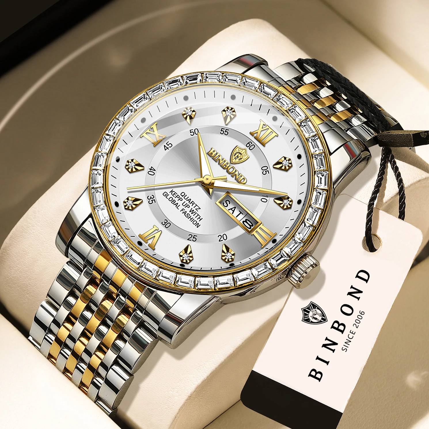 Men's Original Quartz Watch with Luminous Features
