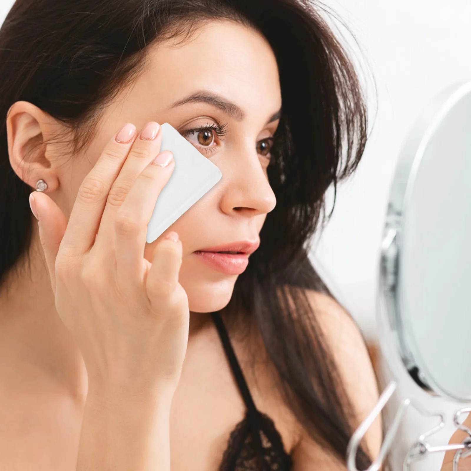 100Pcs Lint Free Cotton Pads Thick Durable Soft Makeup Removing Pads Facial Cleansing Portable Makeup Tool Face Cushion