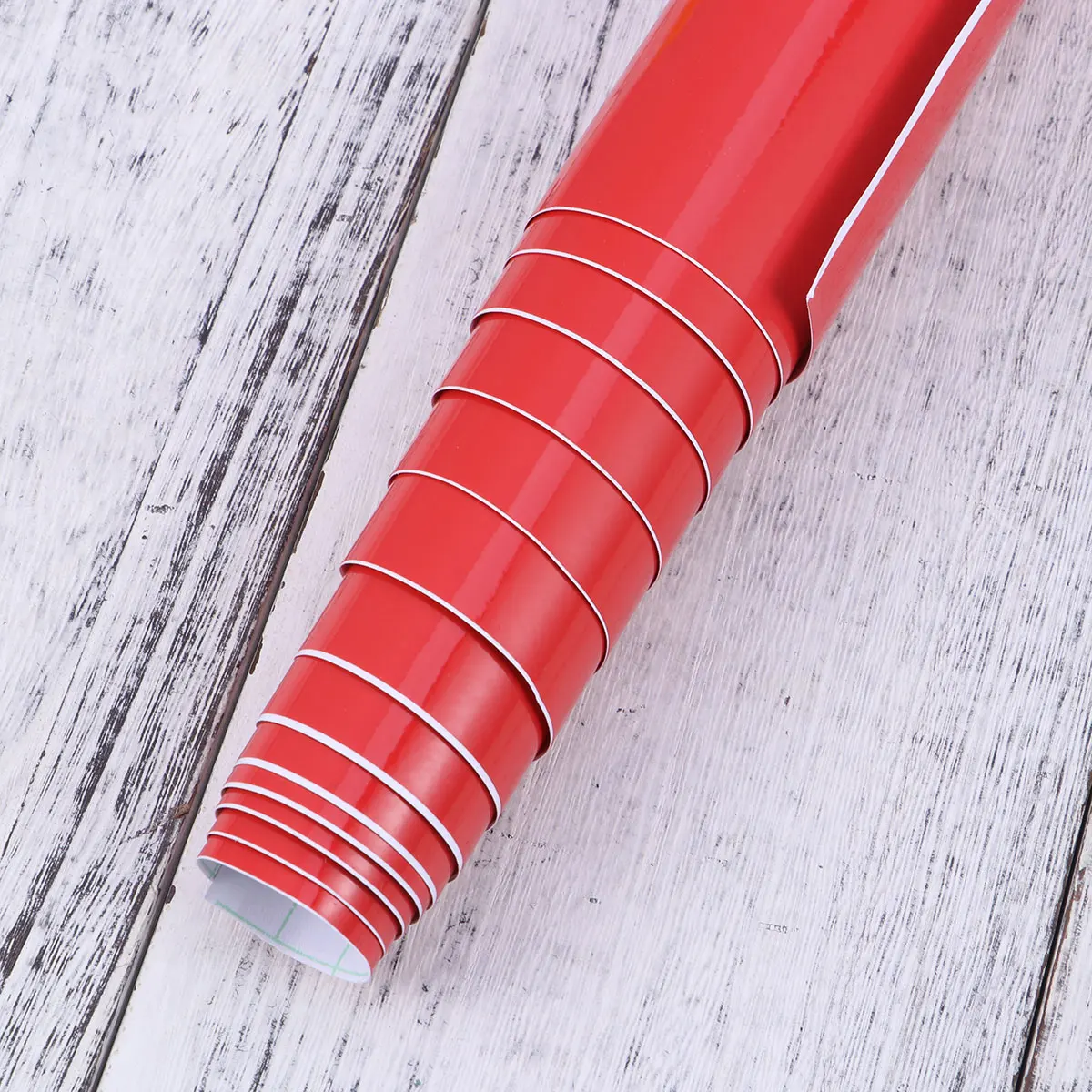 

Glossy Bright Red PVC Car Sticker Film Self-Adhesive Waterproof Scratch Resistant Car Motorcycle Laptop
