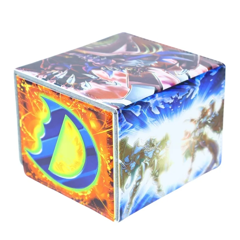 Destiny Hero Plasma Card Case Yu-Gi-Oh! Fusion Destiny Diy Leather Action Toy Figures Anime Game Collection Storage Box Gift