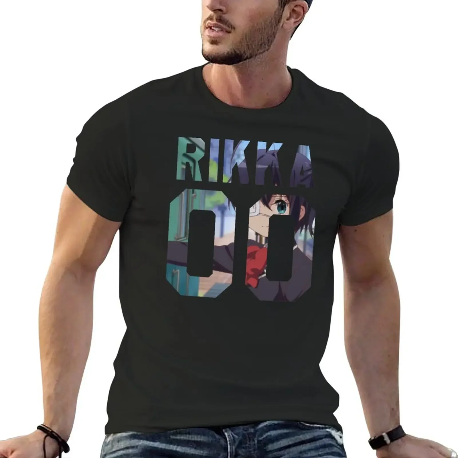 RIKKA TAKANASHI 00 - BACKPIECE T-Shirt anime animal prinfor boys customs design your own vintage t shirt men