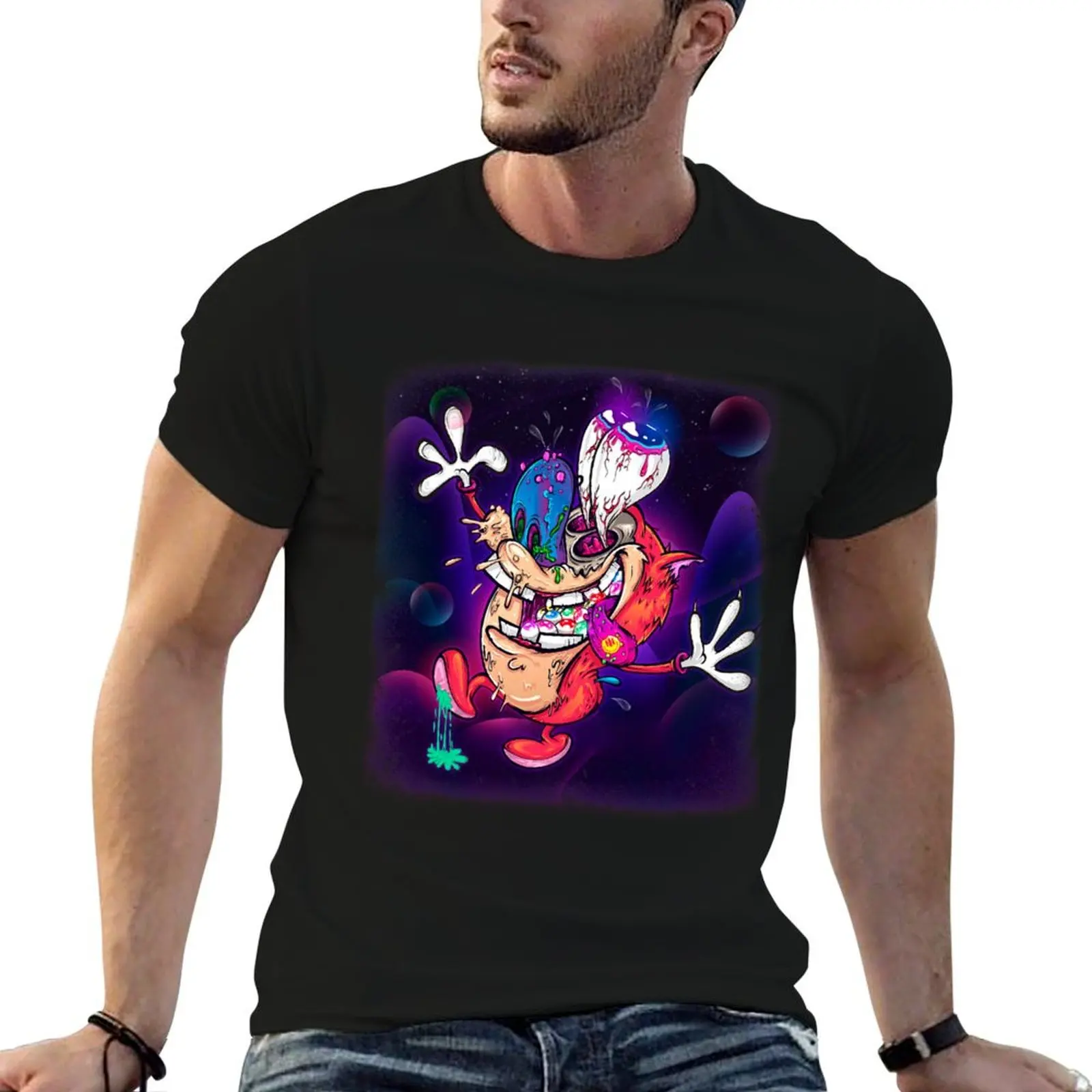 

Ren and Stimpy T-Shirt man t shirts for men man t shirt summer T-Shirt
