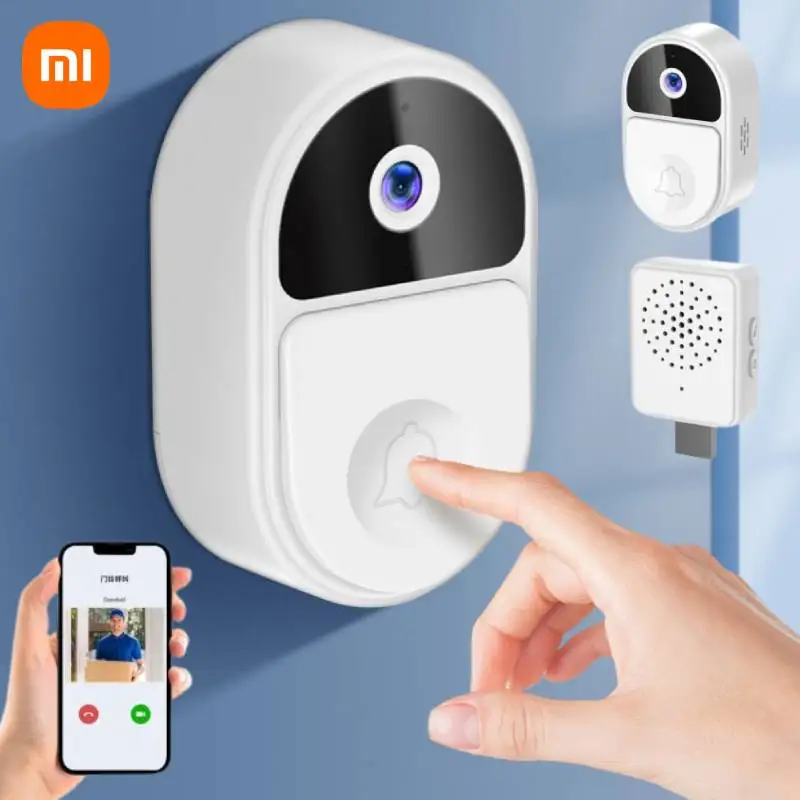 Xiaomi Wifi Door Bell 1080p Ip65 Waterproof Real Time Smart Video Doorbell Wireless Video Intercom Door Bell Intercom Camera