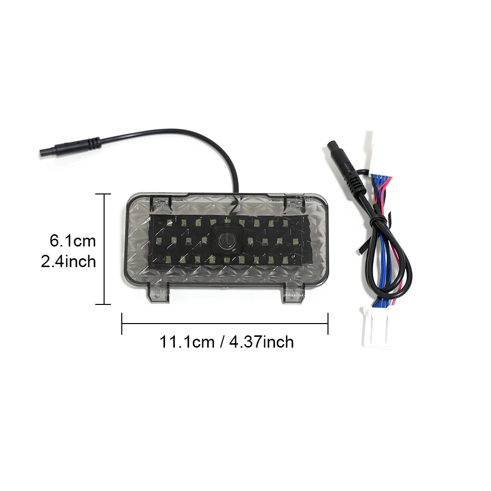 Accesorios para coche, luz LED para maletero, lámparas para maletero, luz superior para maletero, luz trasera para Toyota Land Cruiser Prado LC250 J250