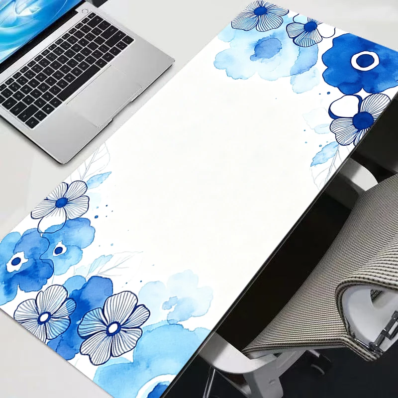 Mouse pad Flower Pattern Art gaming accessories computer keyboard gamer Designed specifically for e-sports games mousepad