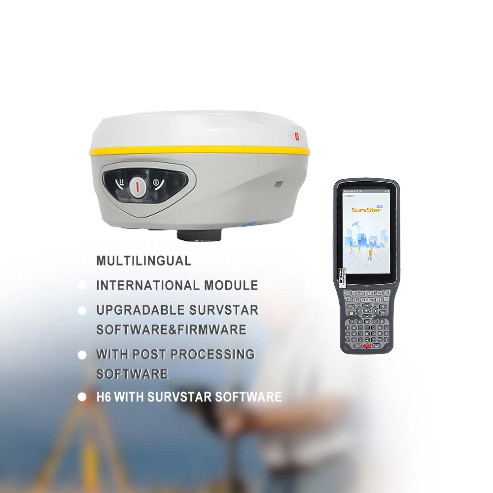 SOUTH INNO5 Dual Camera GNSS RTK With Post Processing Software 1698 Channels International Module Gps Rtk