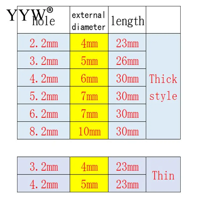 ステンレス鋼のバックルとネックレスの留め,ジュエリー作りのためのクラス,アクセサリー2.2mm,3.2mm,8mm,10個