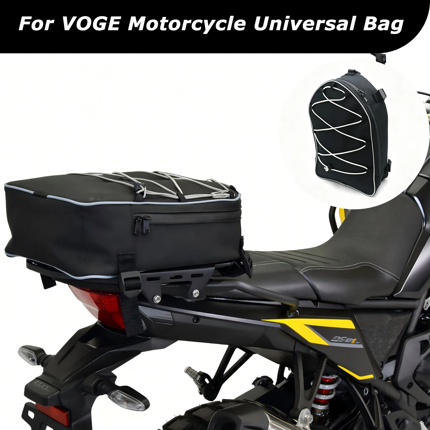 DS 800X DS 900X DS 625X DS 525X Motorcycle Rear Fender Tail Bag Tool Bags Universal Storage For Voge DS800X DS900X DS525X DS625X