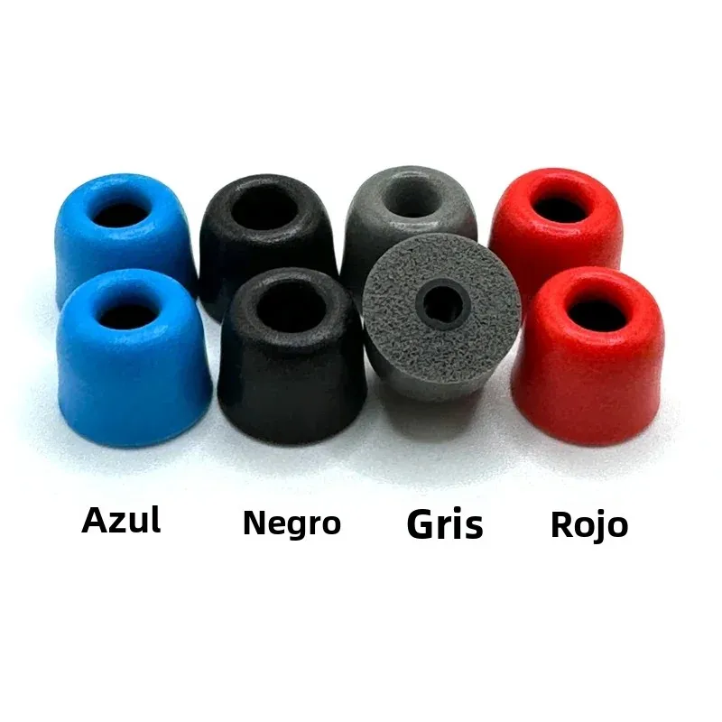 ANJIRUI 10 pares de almohadillas de espuma viscoelástica T100 (L M S) de 3,0mm de calibre, almohadillas de algodón para Shure Se112 SE210 Se215, almohadillas de esponja para los oídos
