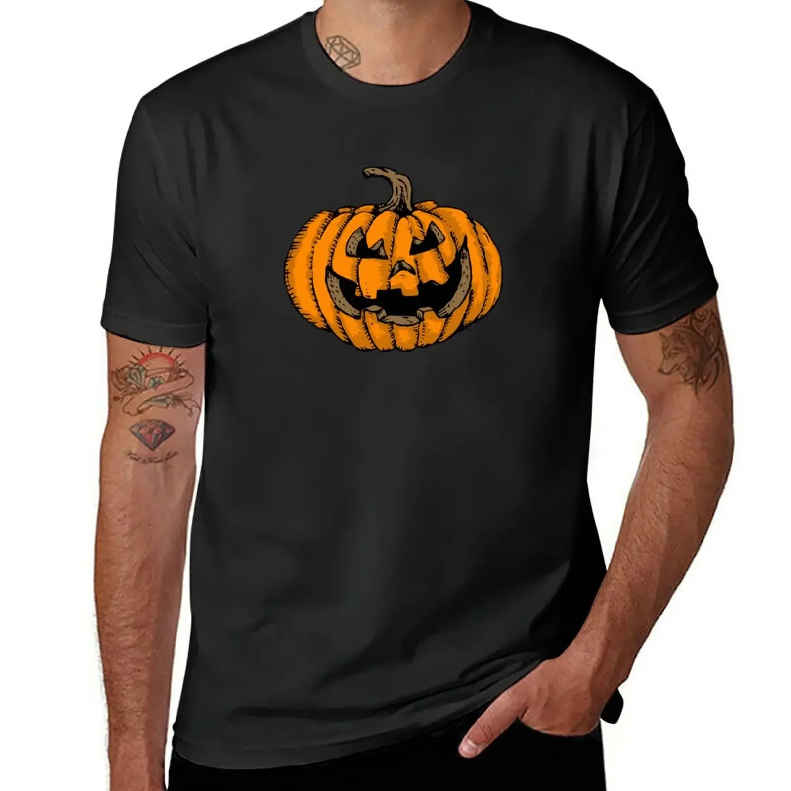 Jack Oh Lantern T-Shirt aesthetic clothes shirts graphic tees tops workout shirts for men