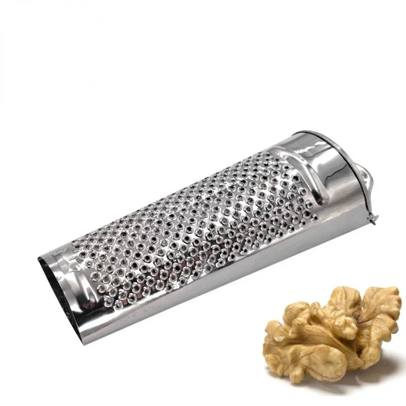 1PCS Stainless Steel Versatile Hand Held Nutmeg Citrus Ginger Grater Multifunctional Ginger Garlic Nut Planer For Kitchen