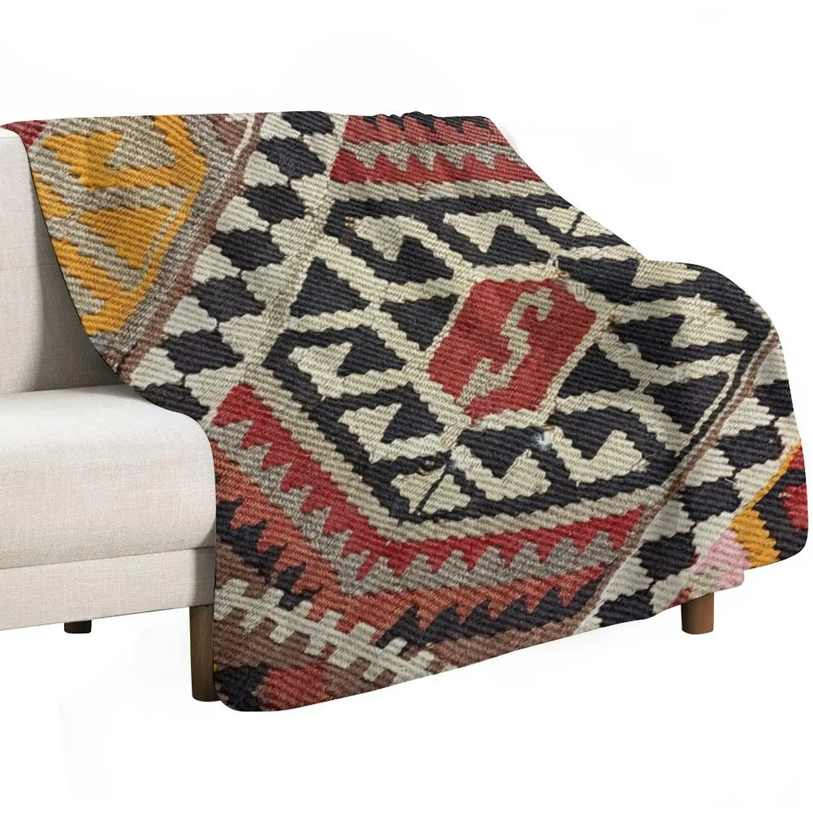 Decorative Kilim, Navaho Weave, Woven Textile Throw Blanket Custom Soft Beds warm for winter Cute Quilt Blankets