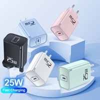 PD 25W USB C Charger Fast Charging QC 3.0 PD Charger Type C Quick Charger Adapter For iPhone 16 15 Xiaomi Samsung