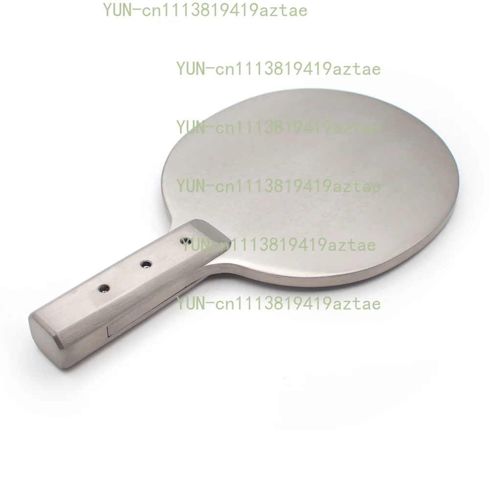 Heavy Table Tennis Paddle - Stainless Steel Weighted Training Racket for Strength Building & Fitness