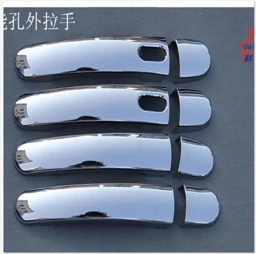 

ABS Chrome 2 key hole Door Handle Cover Trim for VW Tiguan 2009 2010 2011 2012 2013 2014 2015 2016