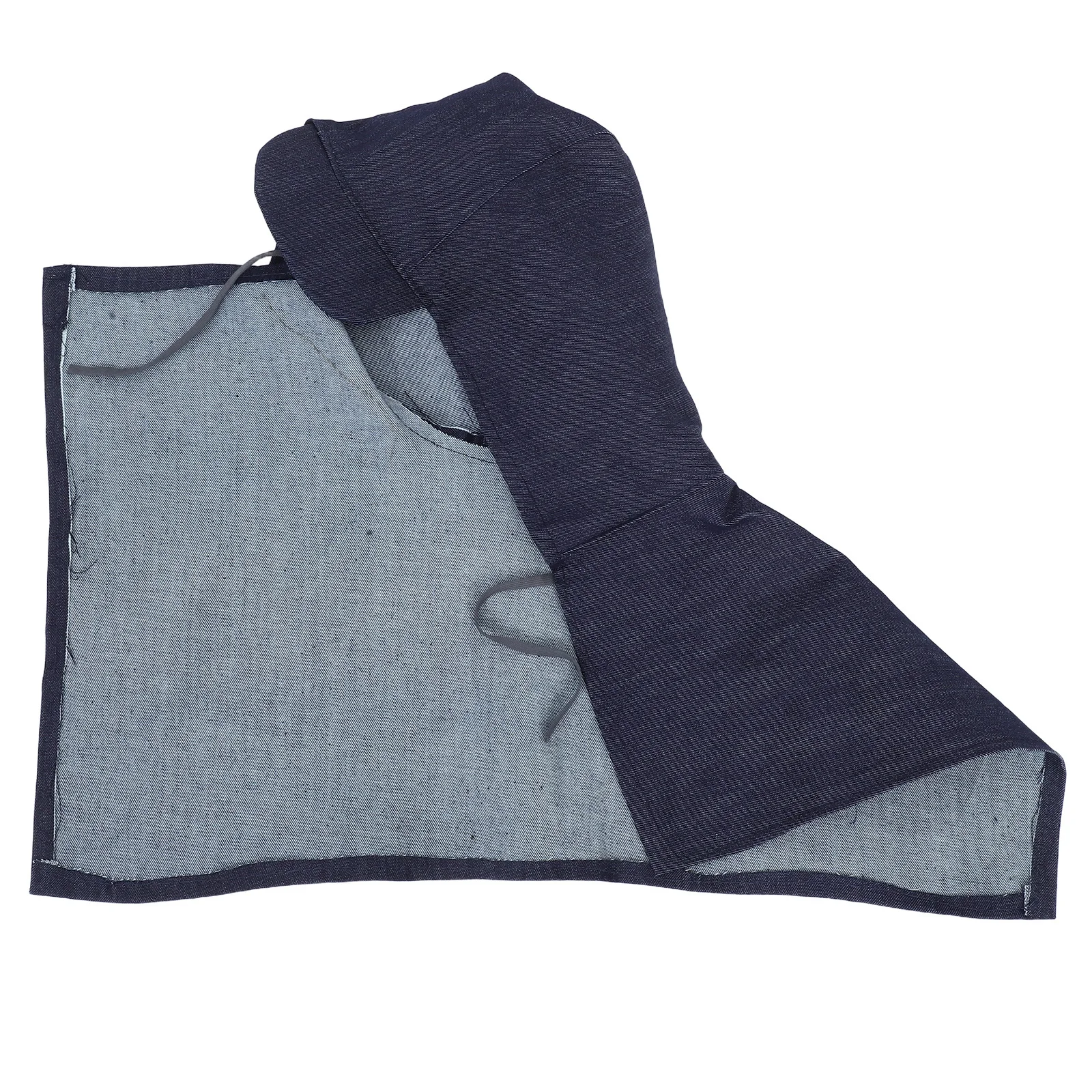 

Soft Denim Hood Breathable Unisex Protective Gear for Woodworking Sandblasting Cutting Safety Hood Cap for Work