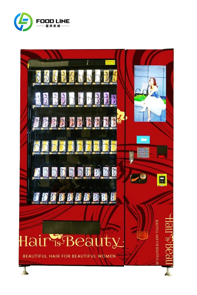 Customized OEM High Quality Luxury Beauty Vending Machine Cashless Coin Operated Self Service Equipment Cosmetic Vending Machine