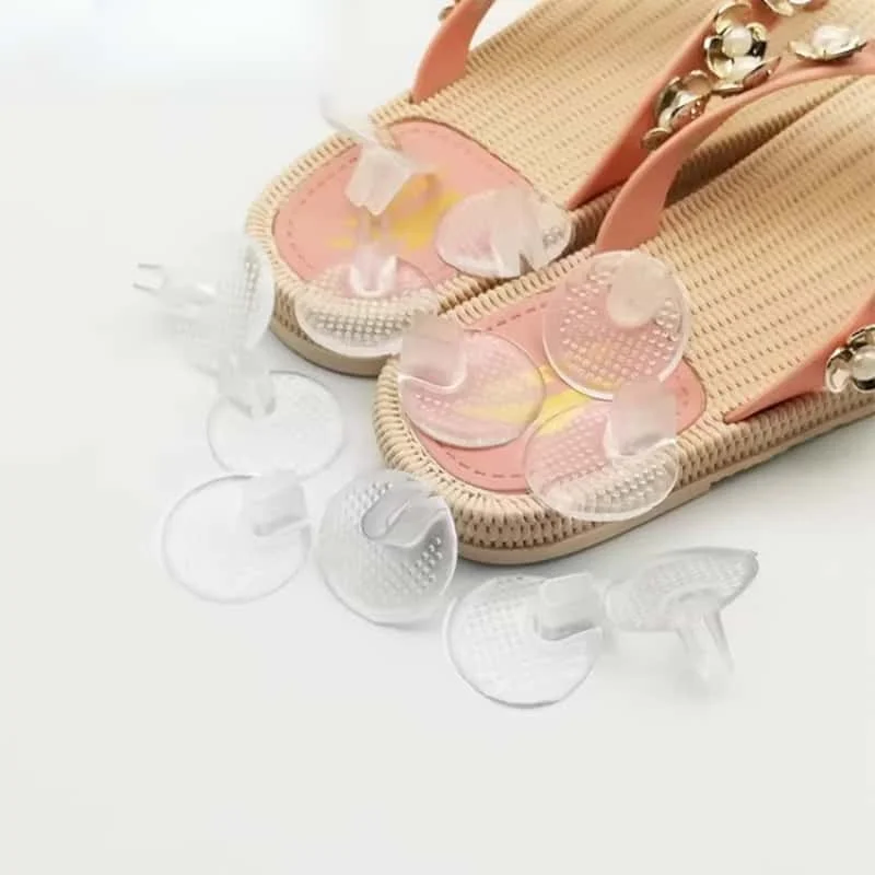 10 pairs Soft flip Flop Gel Cushions Pad Toe Protectors for Thong Sandal lnserts Guards insoles Shoes Grip Pads Metatarsal Pad image 2