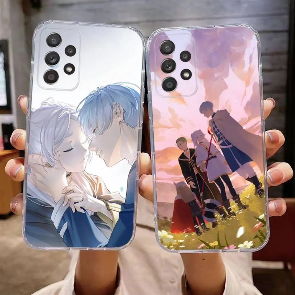 

S-Sousou No F-Frieren Phone Case For Samsung Galaxy A,71,70,52,51,40,31,50,50S,30S,21S,12,10,Note20ultra Transparent Cover