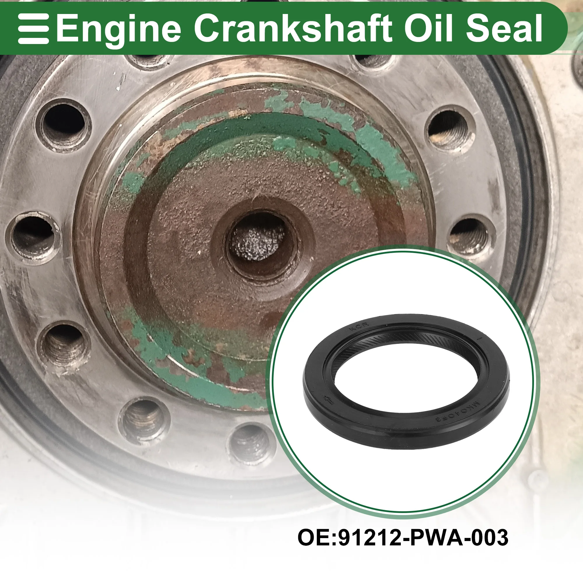 

UXCELL 1 Pc Front Crankshaft Oil Seal for Honda Civic 2003-2011 No.91212-PWA-003