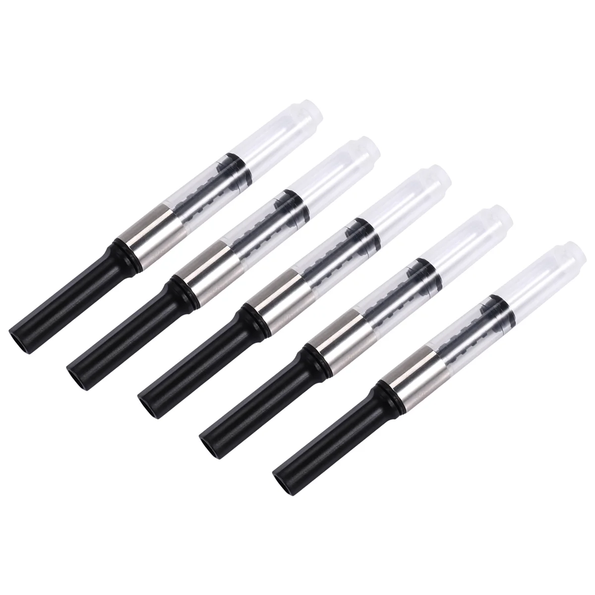 JINHAO 5pcs fountain Pen Ink Converter Ink Reservoir New Suitable for all types Black