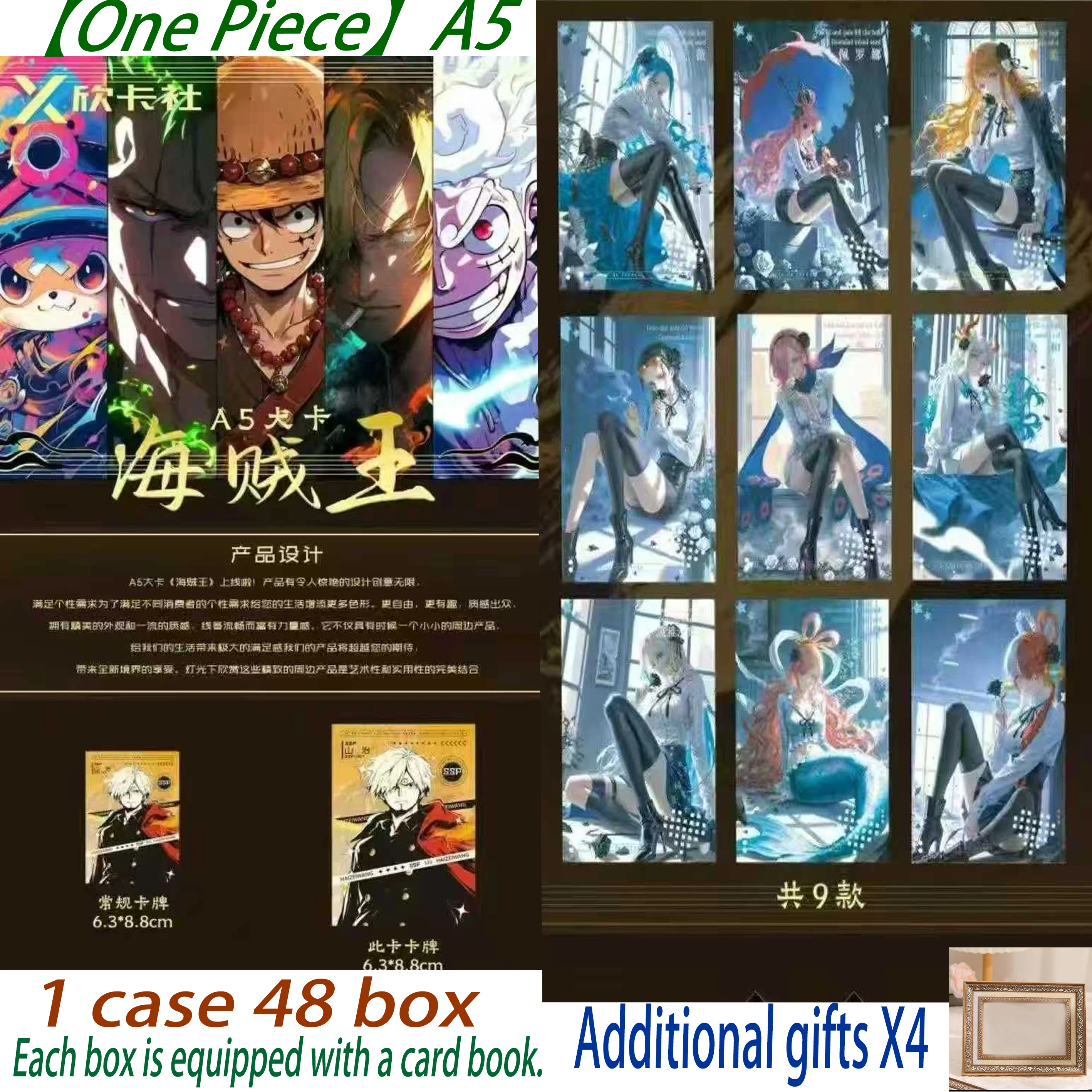 

Wholesale latest goddess story [One Piece] A5 game color paper collection card character anime hobby gift toys sexy supplement b