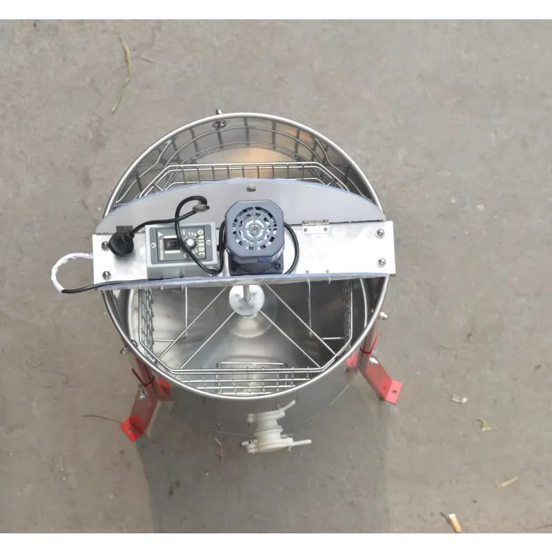 Electric Beekeeping Honey Extractor Machine 4 Frames Honey Separator Spinner Centrifuge Motor Core New Condition