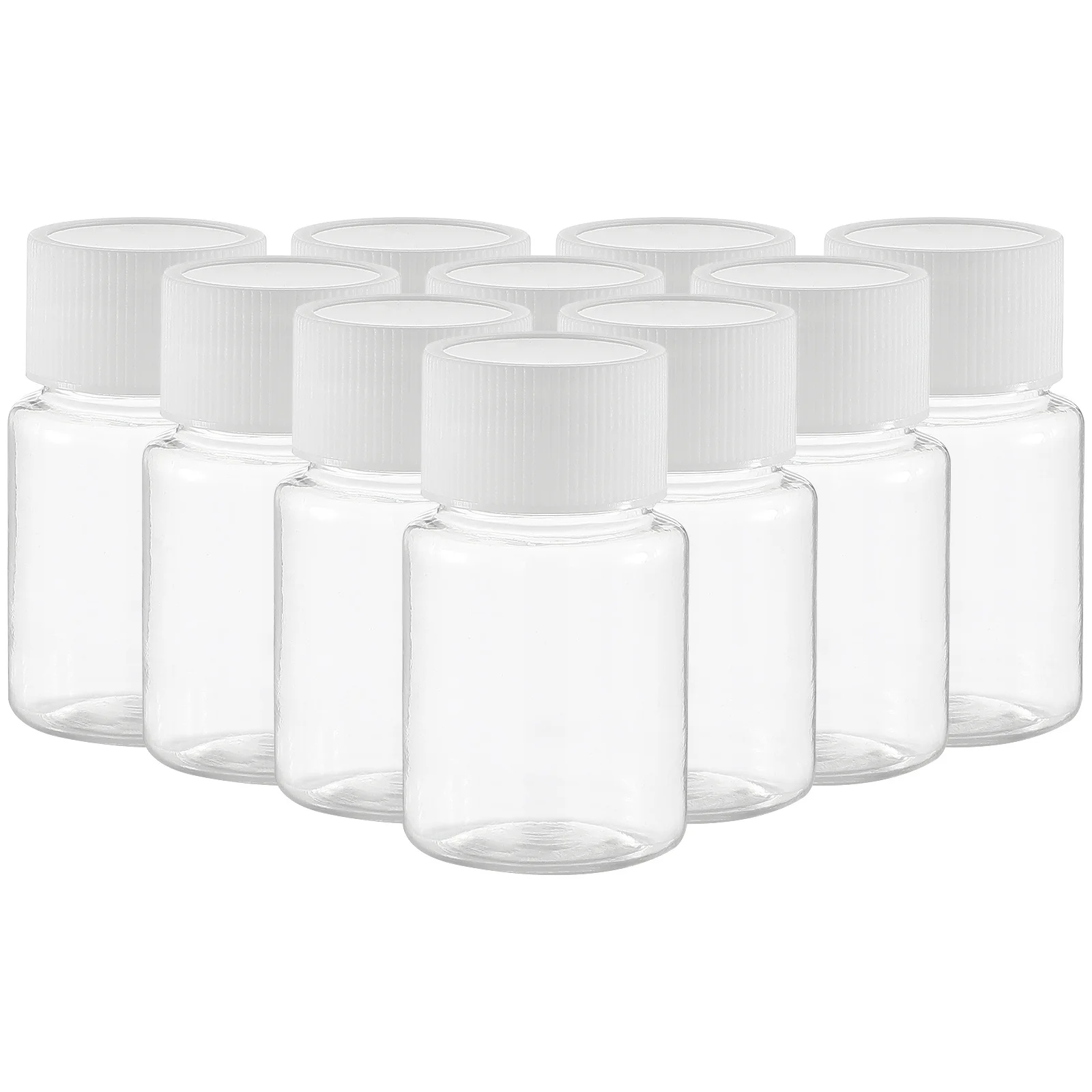 10Pcs 30ml Pet Travel Bottles Odorless Safe Containers for Shampoo Shower Gel Toiletries Liquid Refillable Travel Bottles