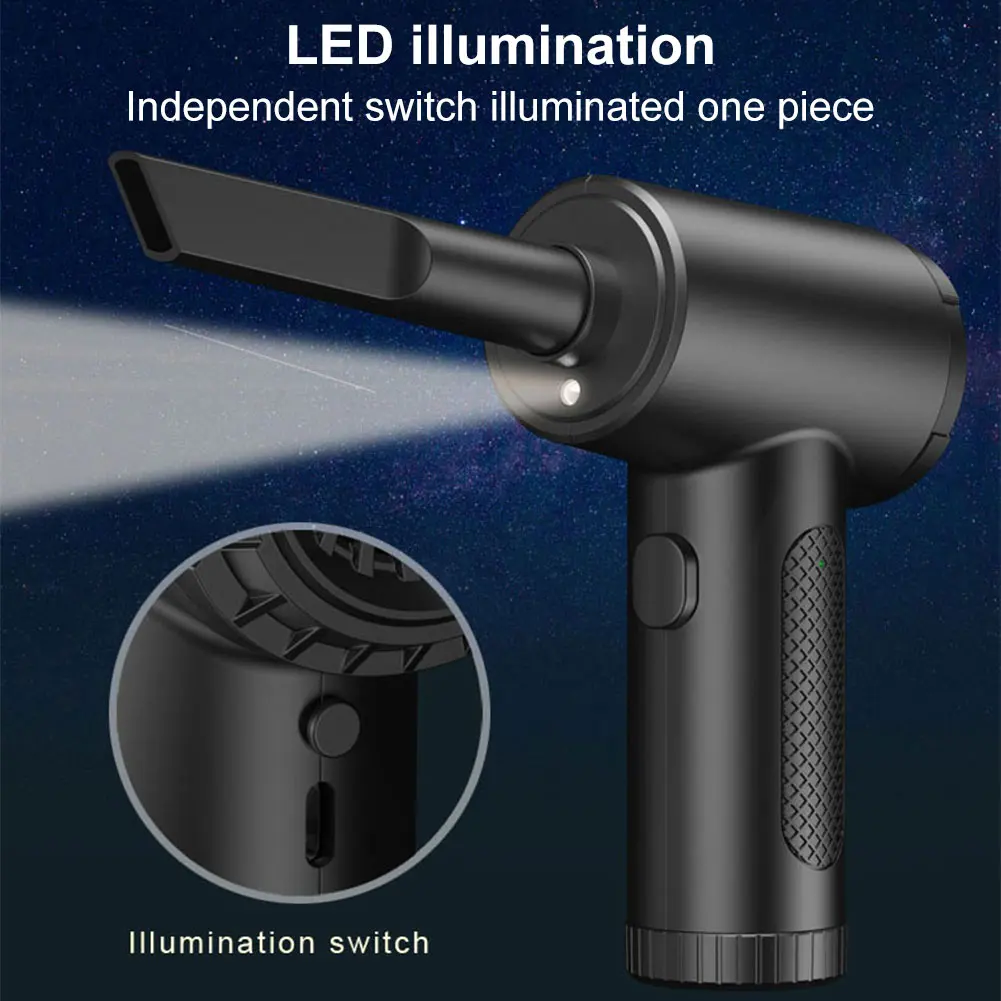 충전식 무선 에어 블로워 3단계 조절 가능 키보드 클리너 제트 드라이 블로워 키보드 전자기기 청소용