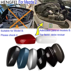 Accessories For Car Mazda 2 demio 2017-2025 Rearview Mirror Cover Shell Lid Case