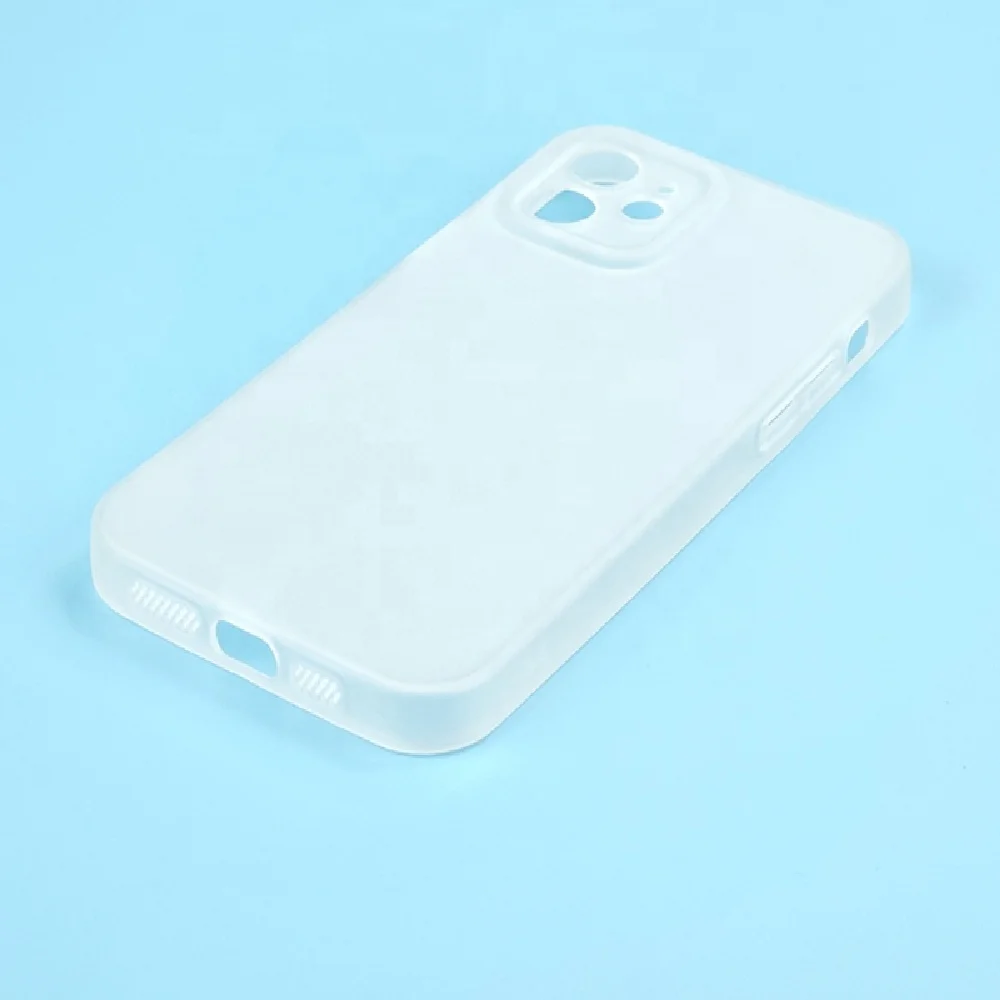 10 قطعة لينة شفافة ماتي فارغة نقل الحرارة ثلاثية الأبعاد التسامي طباعة فليم جراب هاتف كامل التفاف غطاء مخصص مع حماية الكاميرا