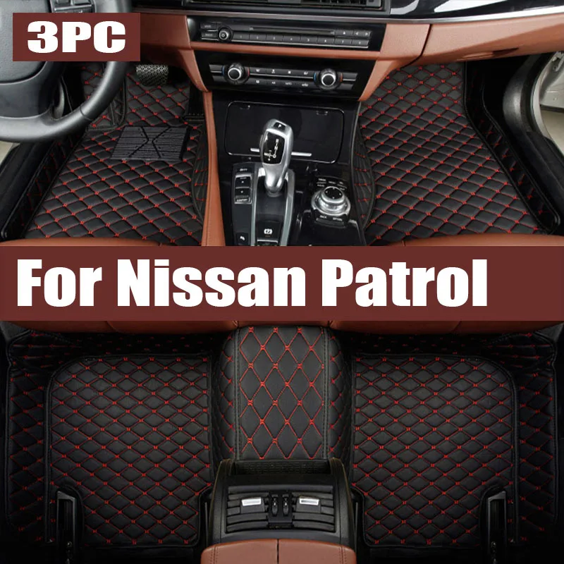 

Floor Mat for Nissan Patrol Royale Armada Y62 2011~2023 Waterproof Interior Foot TPE Liner Carpet Pad Custom Cover trunk mat