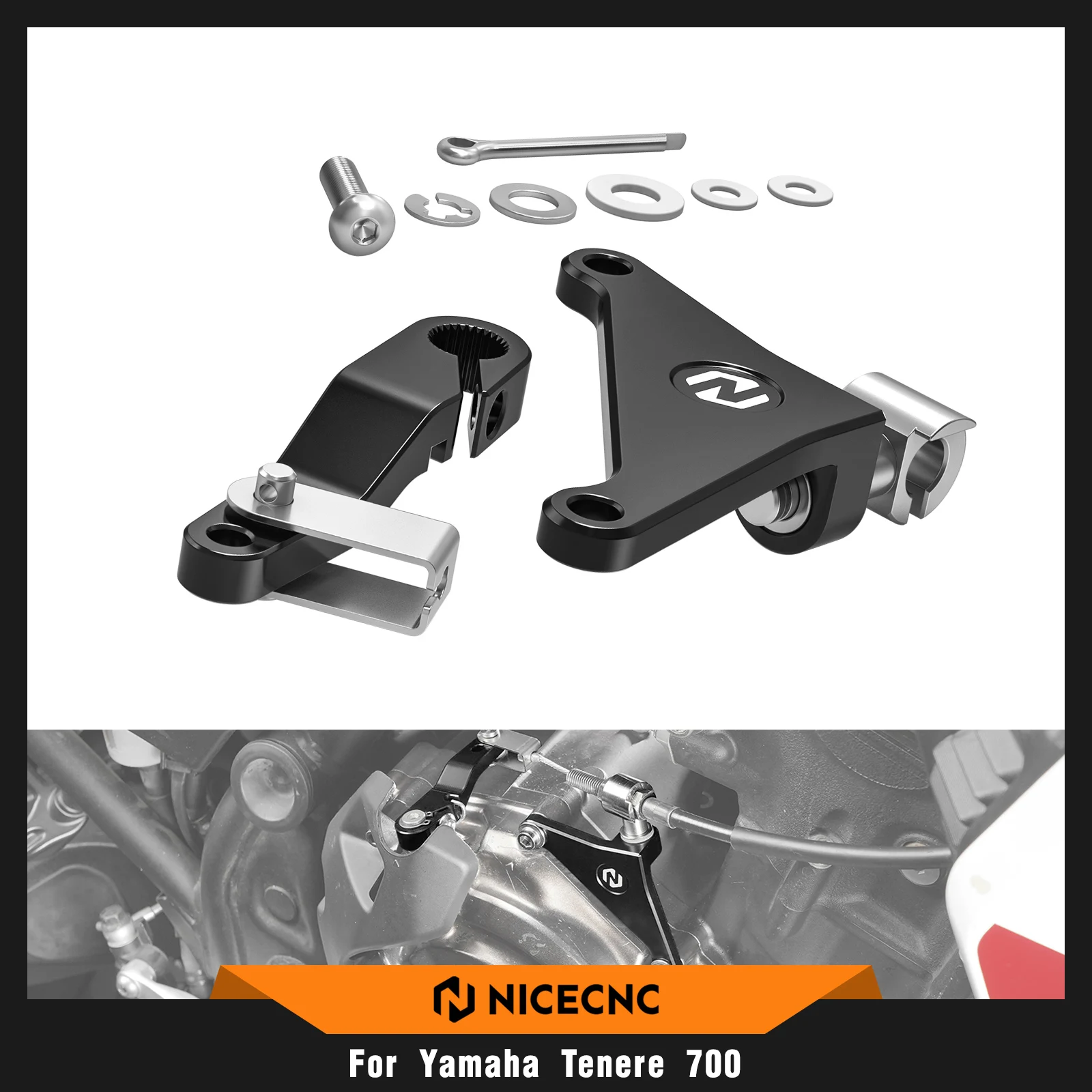 

Motorcycle Clutch Arm Bracket For Yamaha Tenere 700 /XTZ700 2019-2024 Rally Edition World 2022 Raid YZF R7 XSR700 MT-07 FZ07 ABS