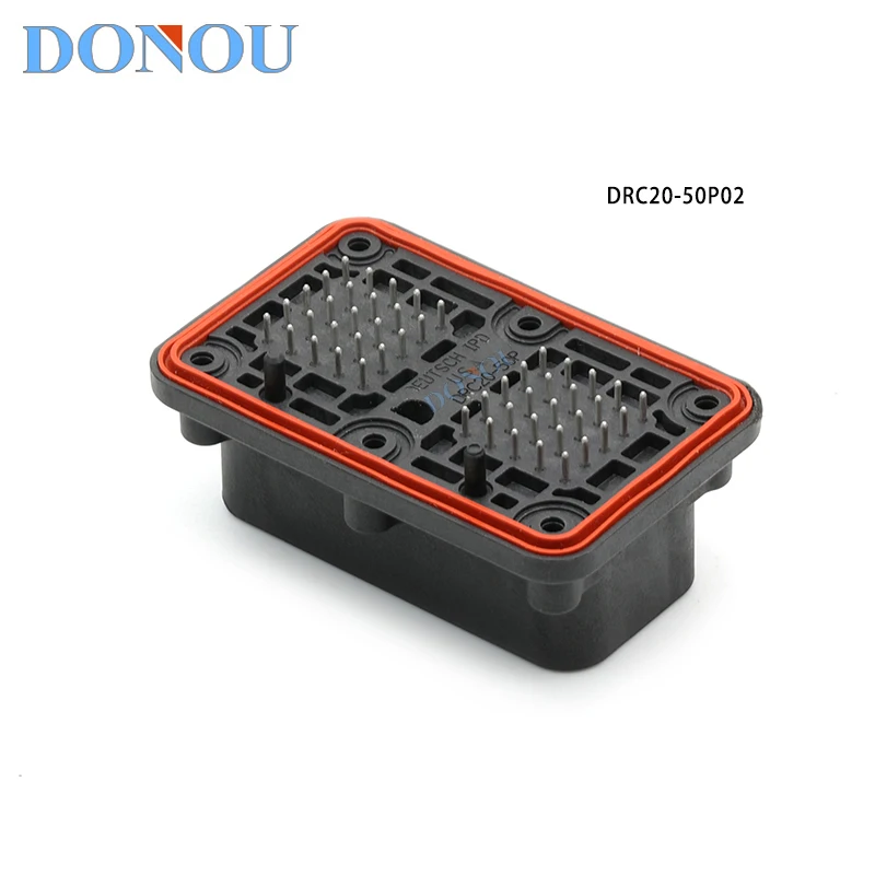 

DRC20-50P02 Automotive connector PCB board socket 60-pin waterproof plug-in straight pin seat DRC20-50P