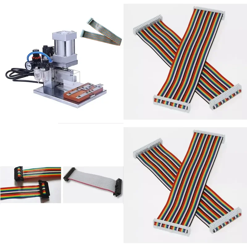 for Sinrad SR-C63 IDC Ribbon Cable Crimping Machine 0-40pin 0-60pin Range Connector Crimping Flat Press Wholesale Price