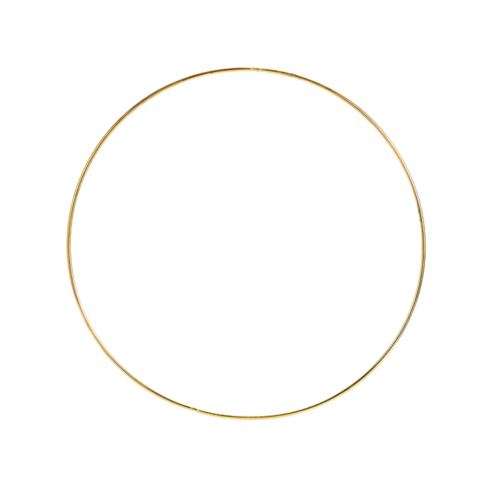 Metal Flower Hoop para DIY, Round Hoop, Wreath Frame, Artesanato, 2pcs