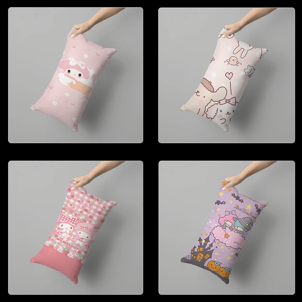 Funda de almohada larga con diseño de estrellas gemelas, adecuada para sofá, coche, dormitorio, funda de cojín decorativa