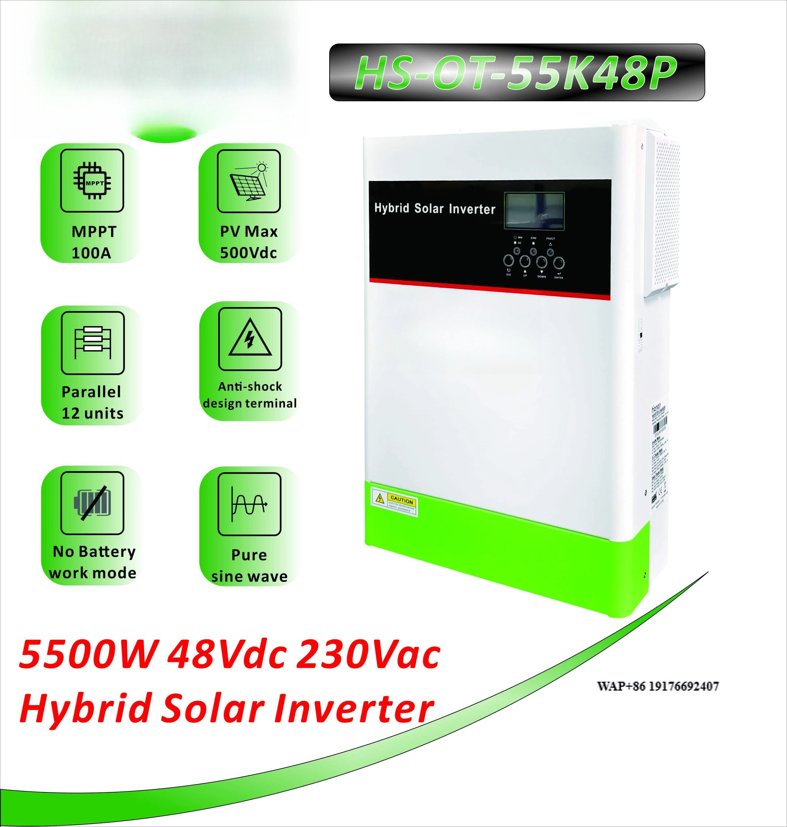 Power Micro Pure Sine Wave 4Kw Solar Inverter 12V 220V Dye Inversor Solar Hybrid Inverter Hybrid Solar Inverter Converter Oem