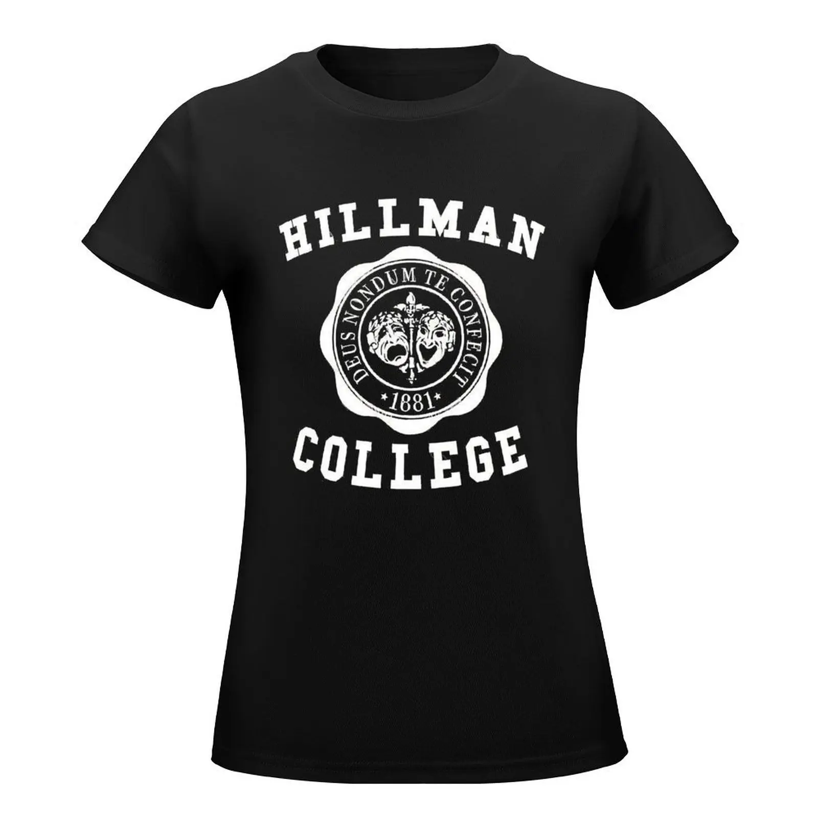 Hillman College T-Shirt tees anime clothes shirts graphic tees lady clothes white t shirts for Women