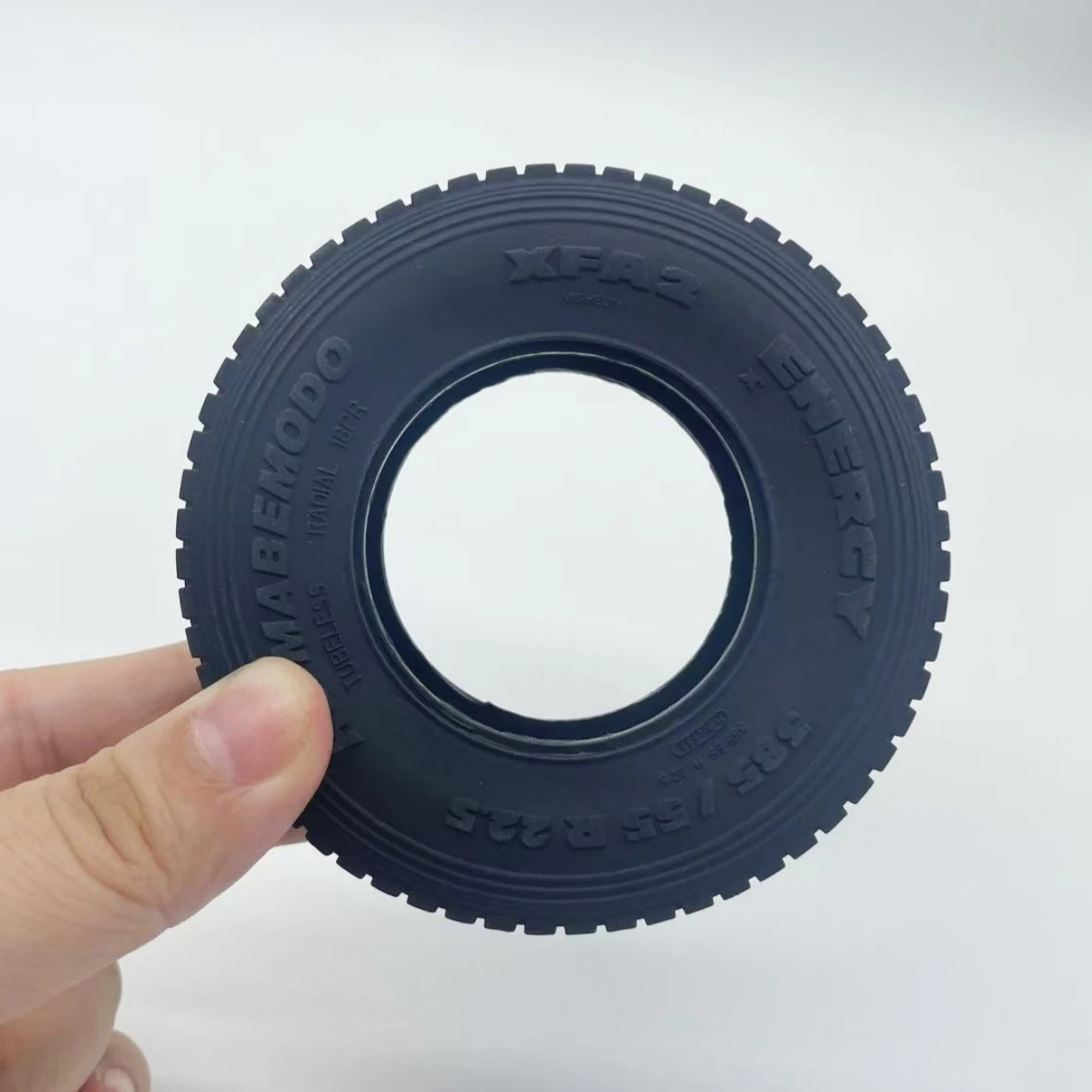 1 زوج المطاط الإطارات 85 مللي متر واسعة الإطارات الضيقة الإطارات ترقية ل 1/14 Tamiya RC Iveco التحكم عن بعد شاحنة قلابة لعبة أجزاء #5